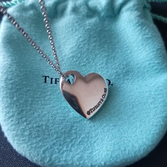 Tiffany & Co. Cutout Heart Necklace - Picture 4 of 10